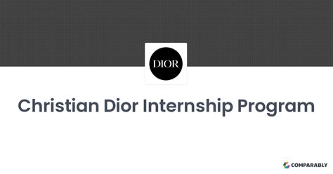 dior internship salary